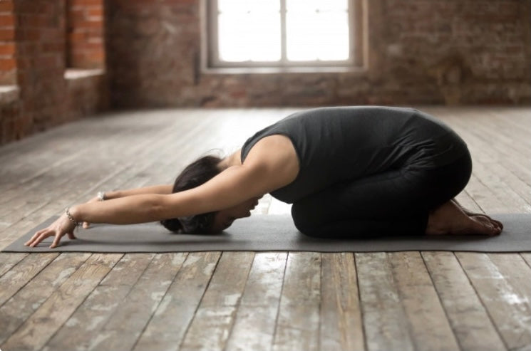 Parsva Balasana Yoga Pose
